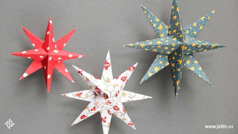 Модульное оригами шестиконечная звезда: сборка и использование