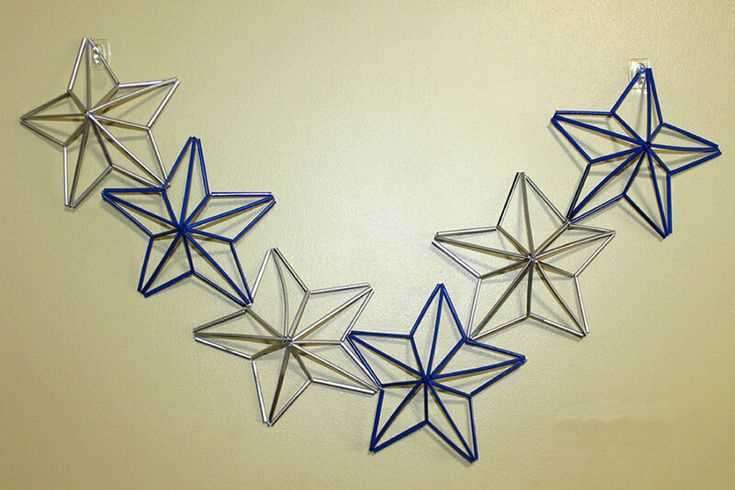 Создание звезды из коктейльных трубочек — пошаговая инструкция для учеников 4 класса в рамках урока технологии