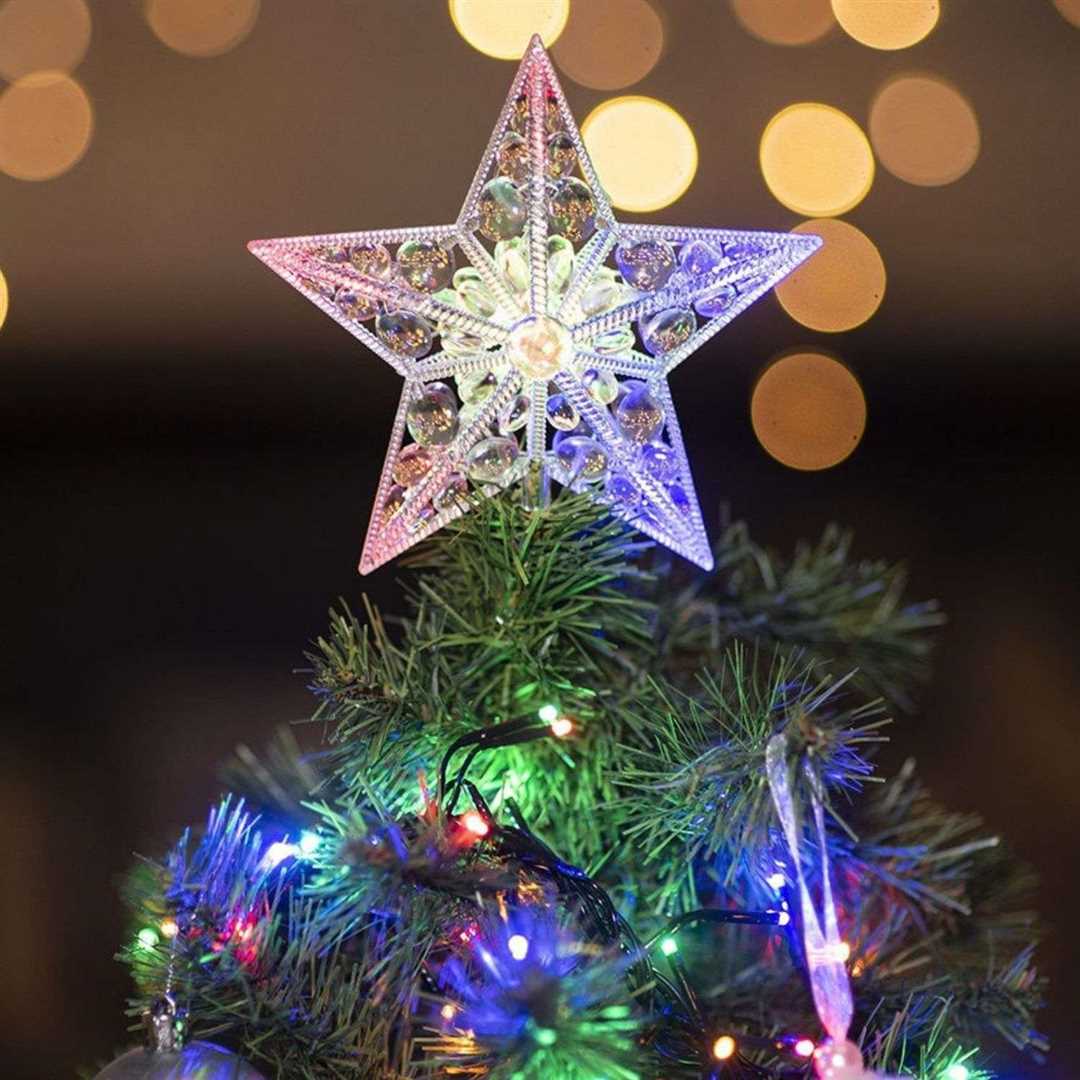 Использование игрушки-звезды в качестве украшения для новогодней елки — идеальный способ придать праздничный шарм!