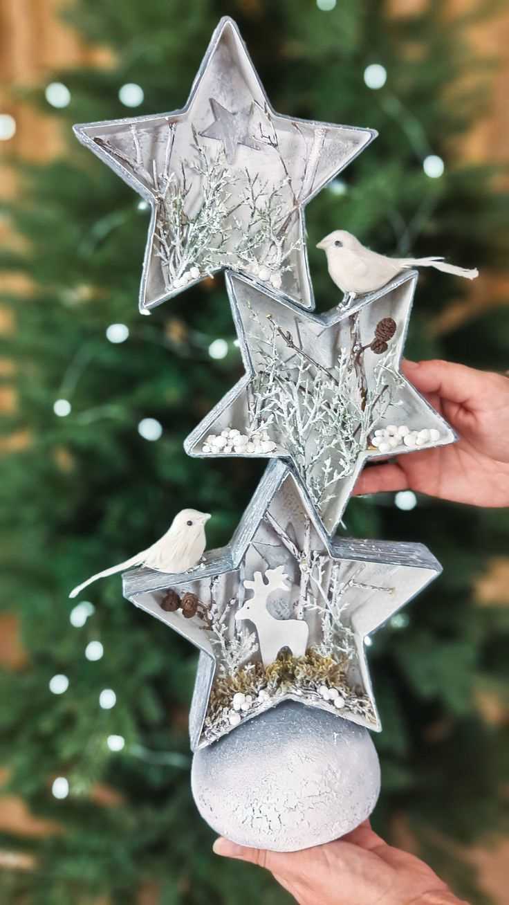 Создаем праздничный декор своими руками — мастер-класс из бумаги на тему Рождественской звезды