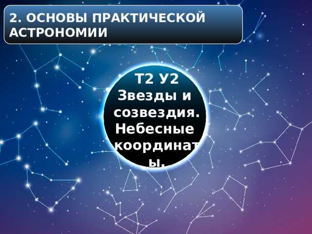 Учимся распознавать созвездия